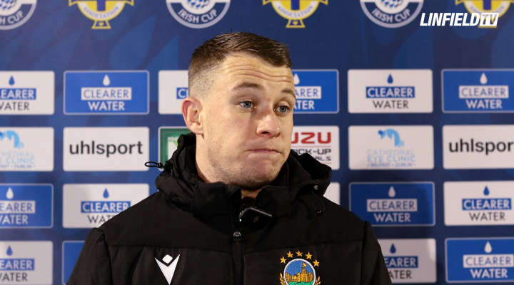 Kyle Mcclean Reaction Vs Glentoran Linfield Football Club