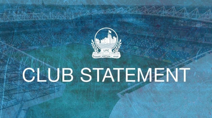 Statement from Linfield Football Club