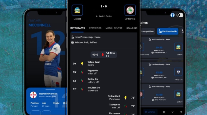 Linfield FC App Launch in partnership with ULNK