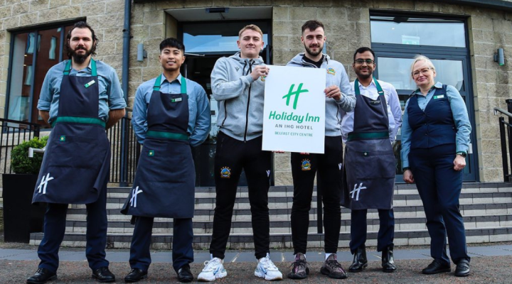 Linfield partners with Holiday Inn, Belfast city centre