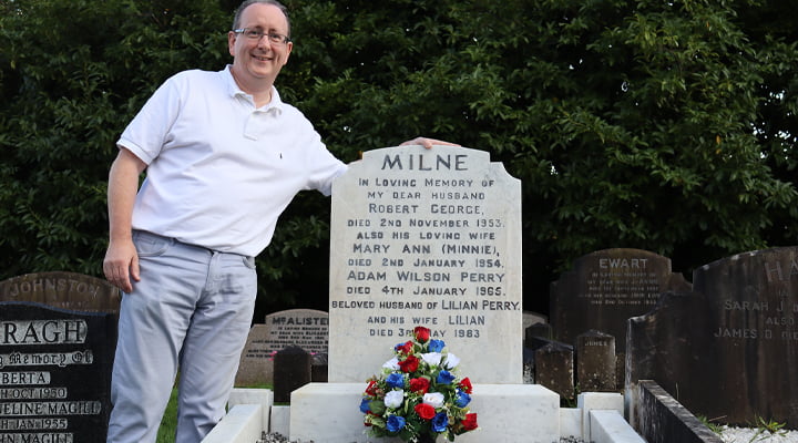 Linfield Graves Project Restores Bob Milne’s Grave