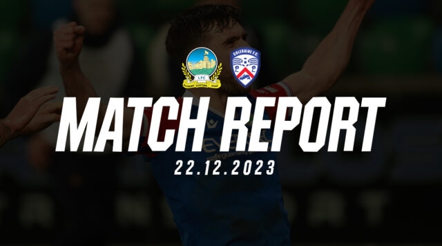 MATCH REPORT VS COLERAINE