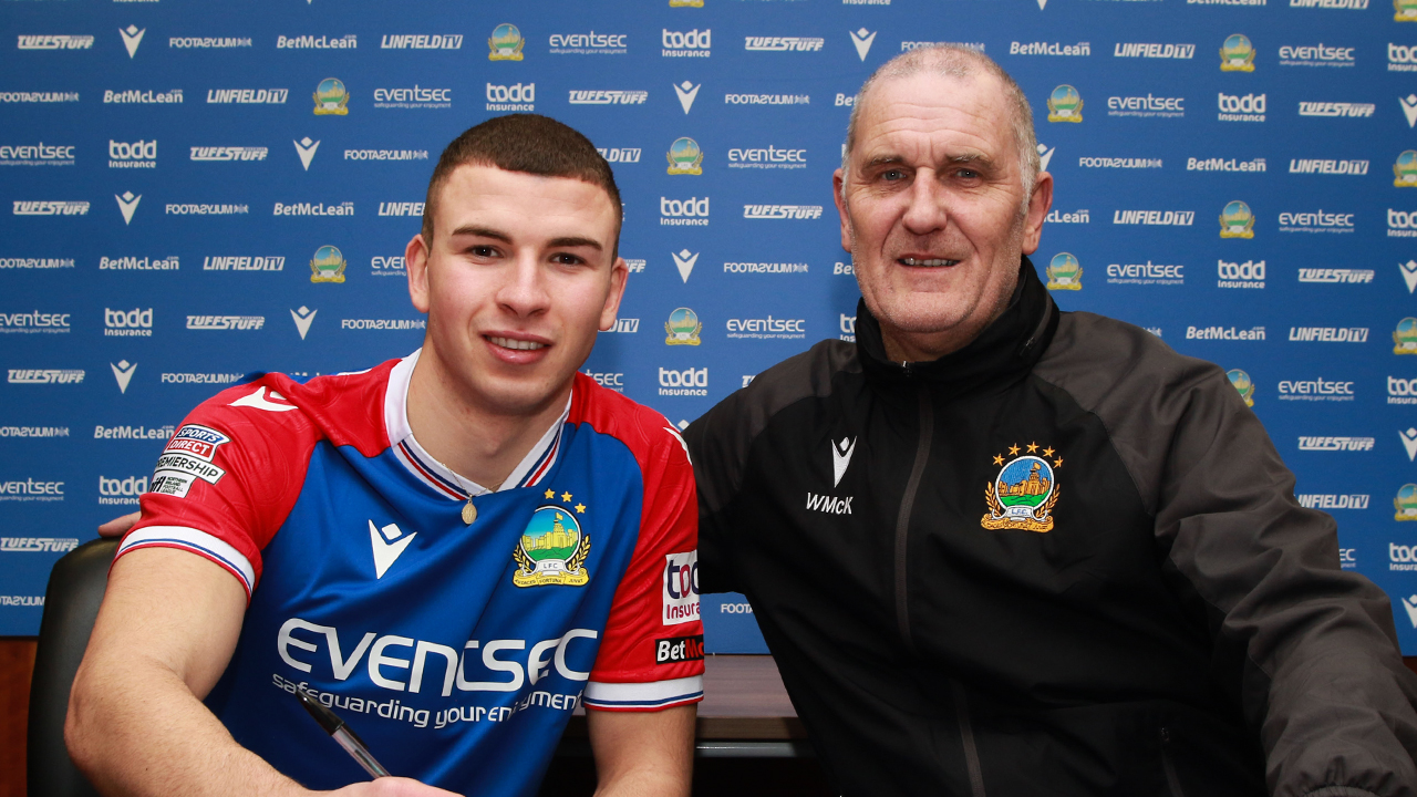 David Healy Welcomes Ethan McGee to Linfield