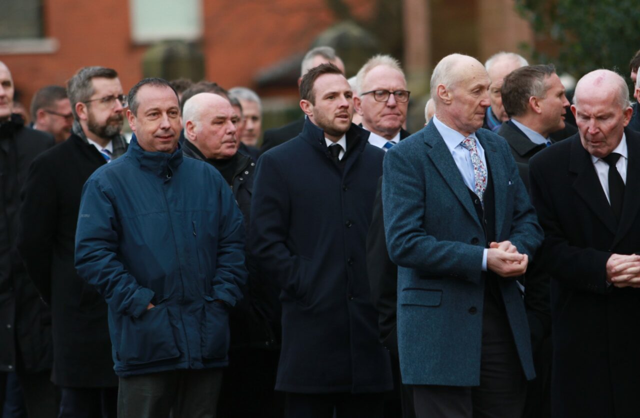 Photos of Funeral Service for Linfield honorary Trainer, Kenny McKeague