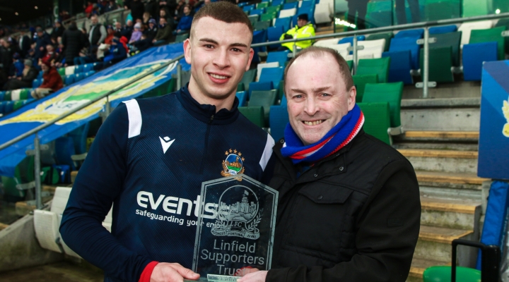 Ethan McGee Awarded Supporters Trust February POTM