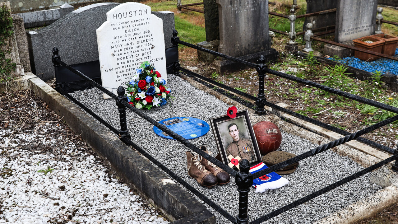 Johnny Houston Grave Restoration Unveiled