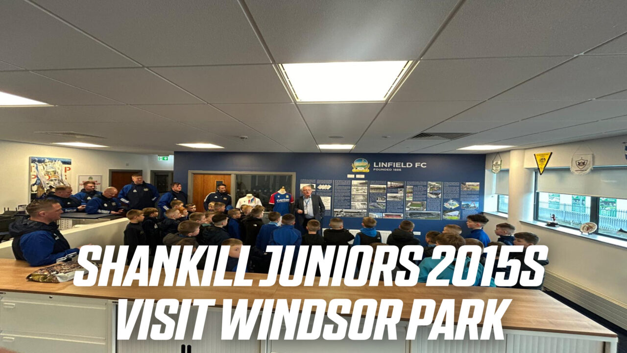 Shankill Juniors 2015s visit Windsor Park