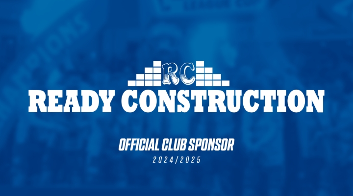 Ready Construction Become Official Club Sponsor