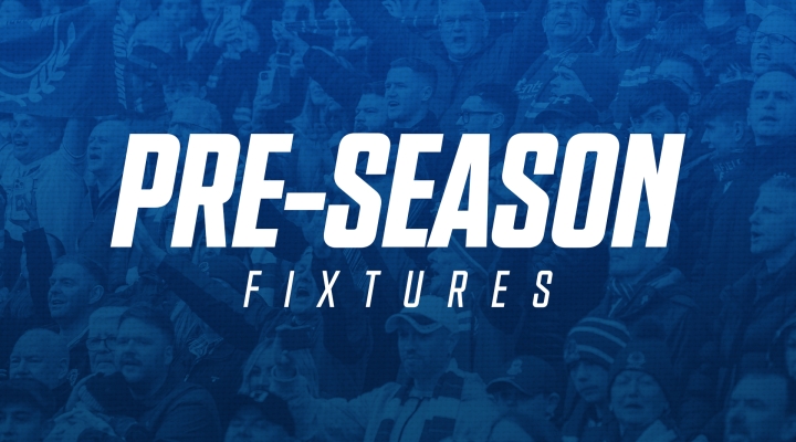 PRE-SEASON FIXTURES CONFIRMED