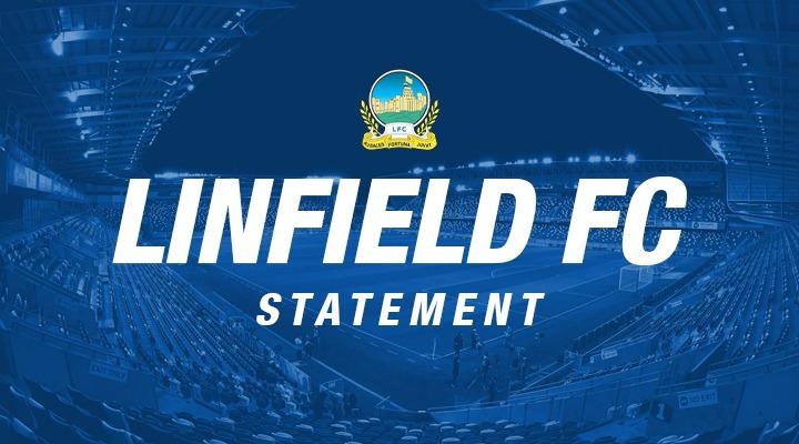 Linfield Football Club statement