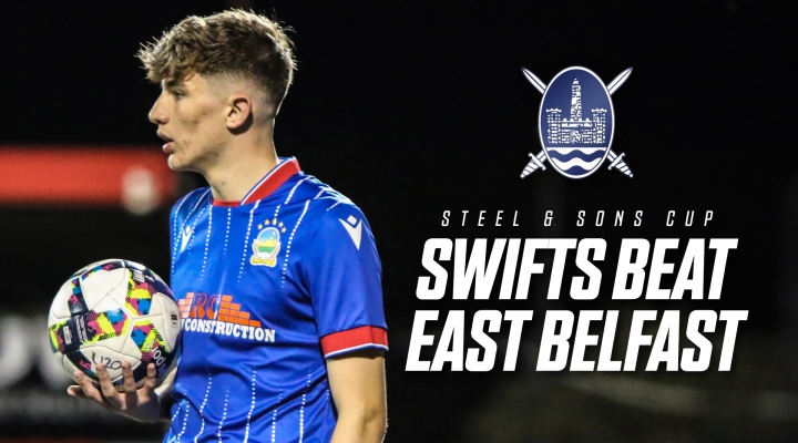 Swifts Beat East Belfast in Steel & Sons