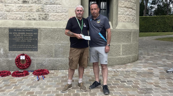 Linfield Makes Donation to Somme Association