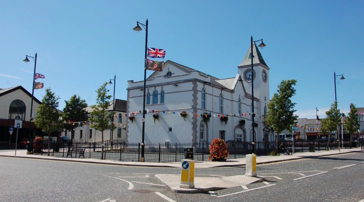 Doagh Road Closure before Match