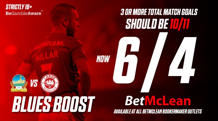 BetMcLean Blues Boost vs Larne