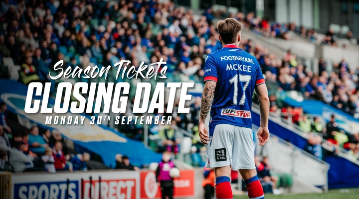 Closing Date for Season Tickets & Memberships