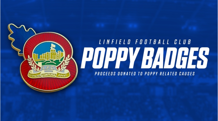 Linfield Poppy Badges Available