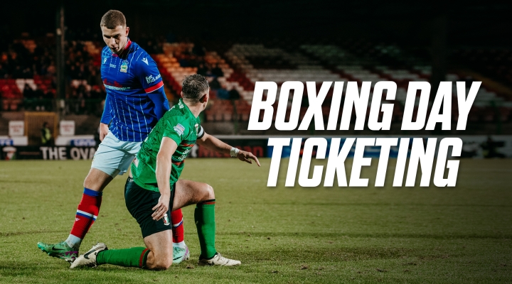 Boxing Day Ticketing Information