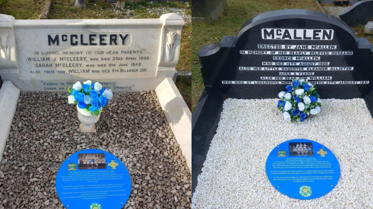 Billy McCleery & Joe McAllen Grave Restoration Unveiled