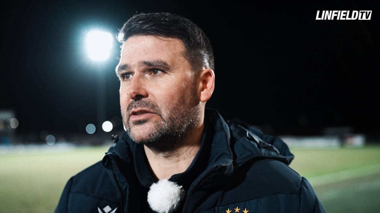 David Healy Reaction vs Ballymena Utd 07/02/25