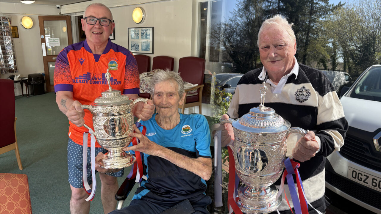 Linfield Visits Inverary Fold with the Gibson Cup