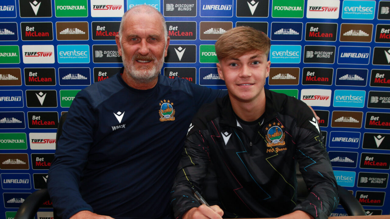 Linfield FC Sign Promising Young Defender Sean Brown