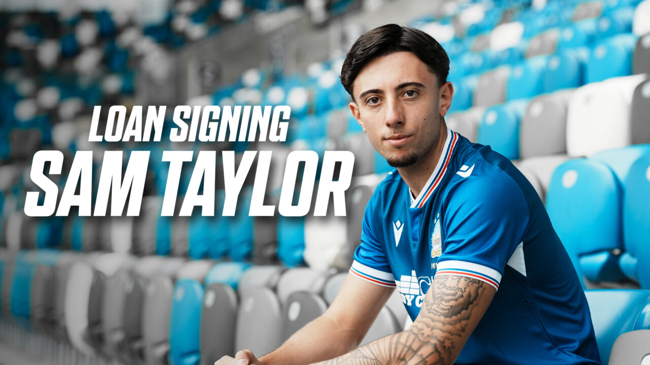 Sam Taylor Joins On Loan from Tranmere Rovers