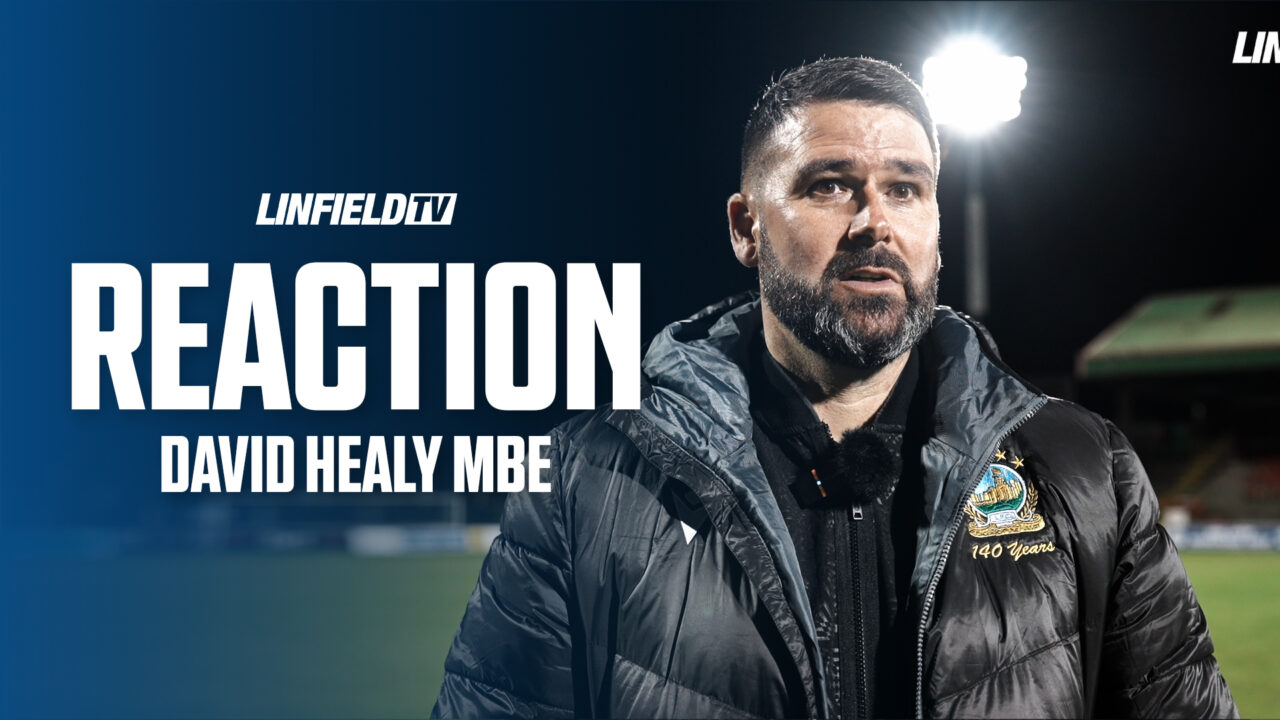 David Healy’s Reaction v Glentoran 12/09/25