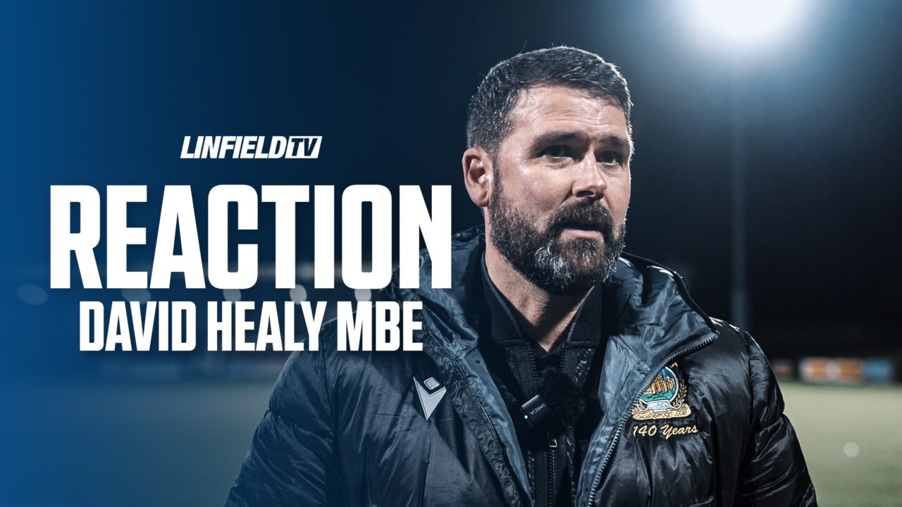 David Healy Reaction v Cliftonville 21/10/25