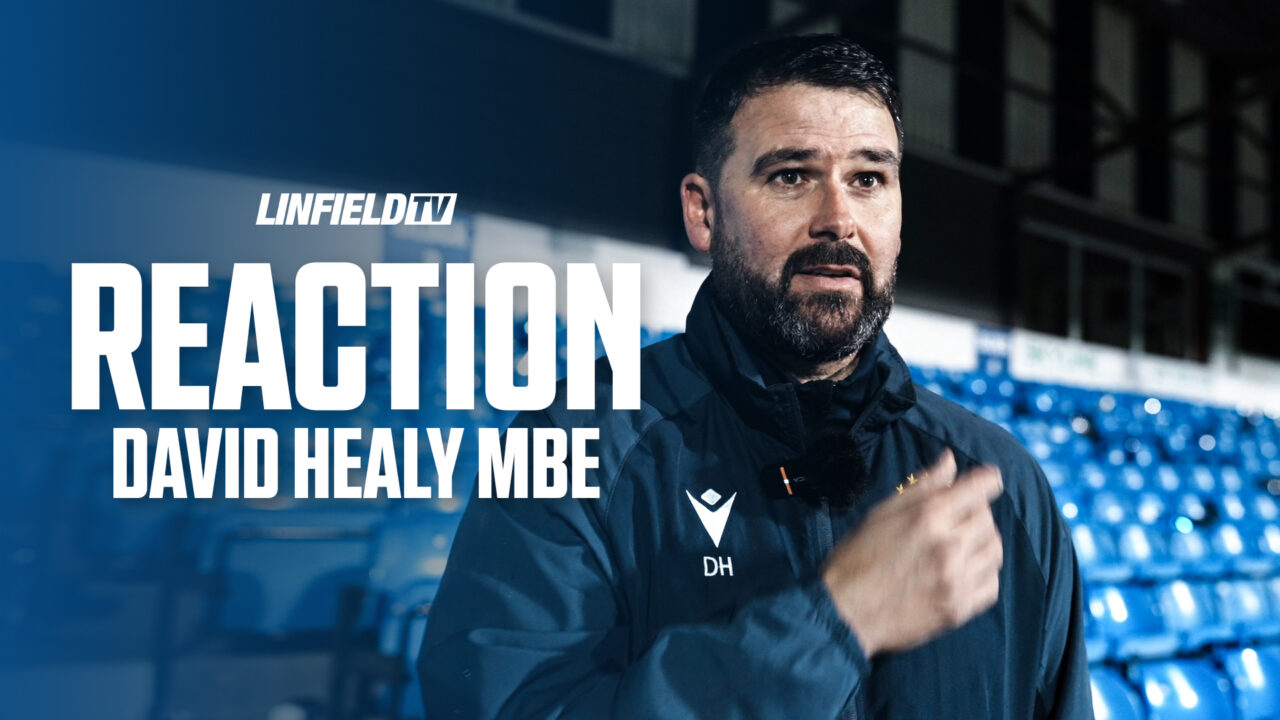 David Healy’s Reaction v Coleraine 28/10/25