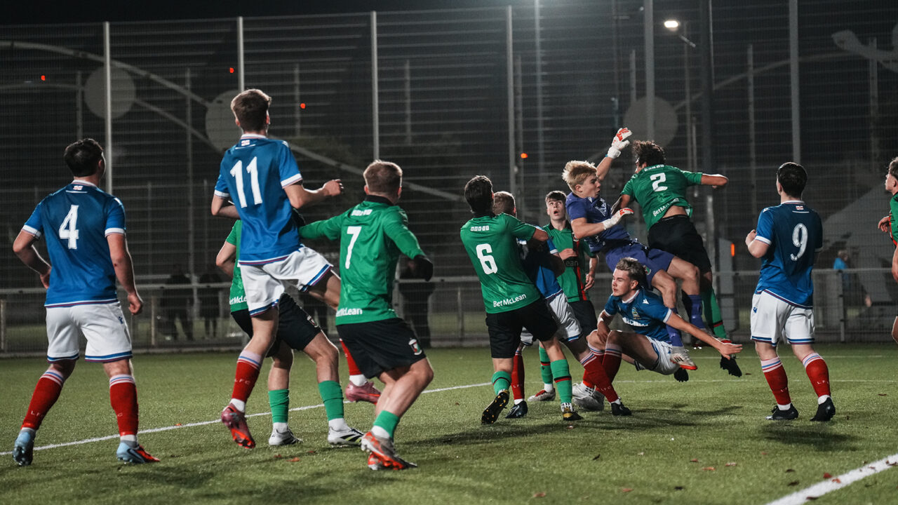 Linfield Swifts team v Glentoran II 20/10/25
