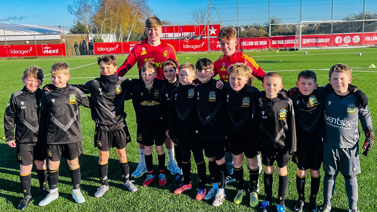 Linfield 2016s Paid Visit From Academy Graduates at Nottingham Forest