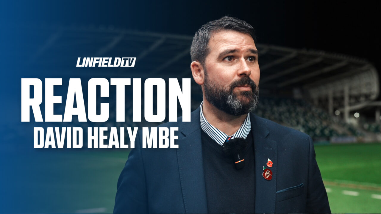 David Healy Reacts to Today’s Draw with Coleraine