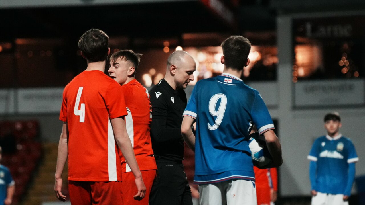 Linfield Swifts Draw with Larne Olympic at Inver Park