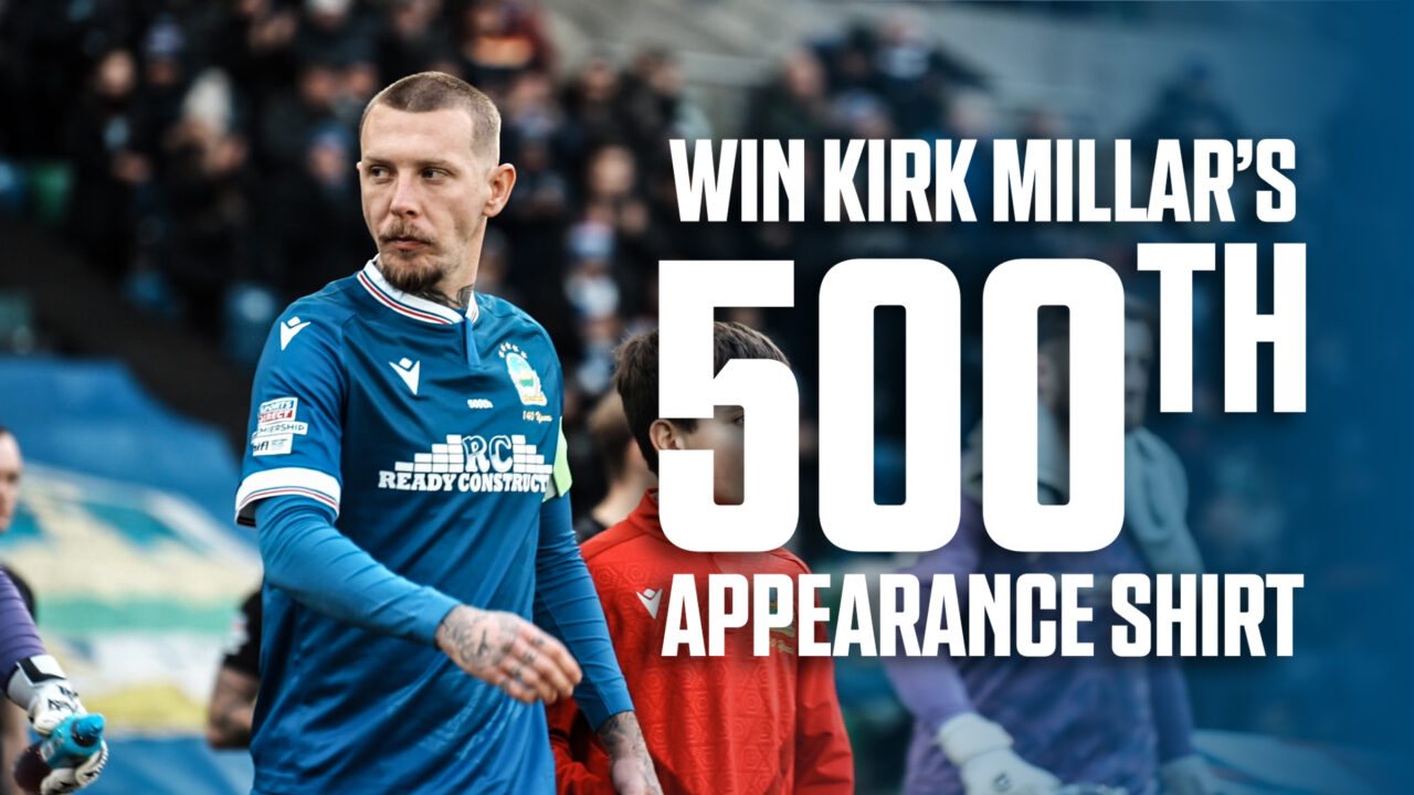 Win Kirk Millar’s 500th Appearance Shirt