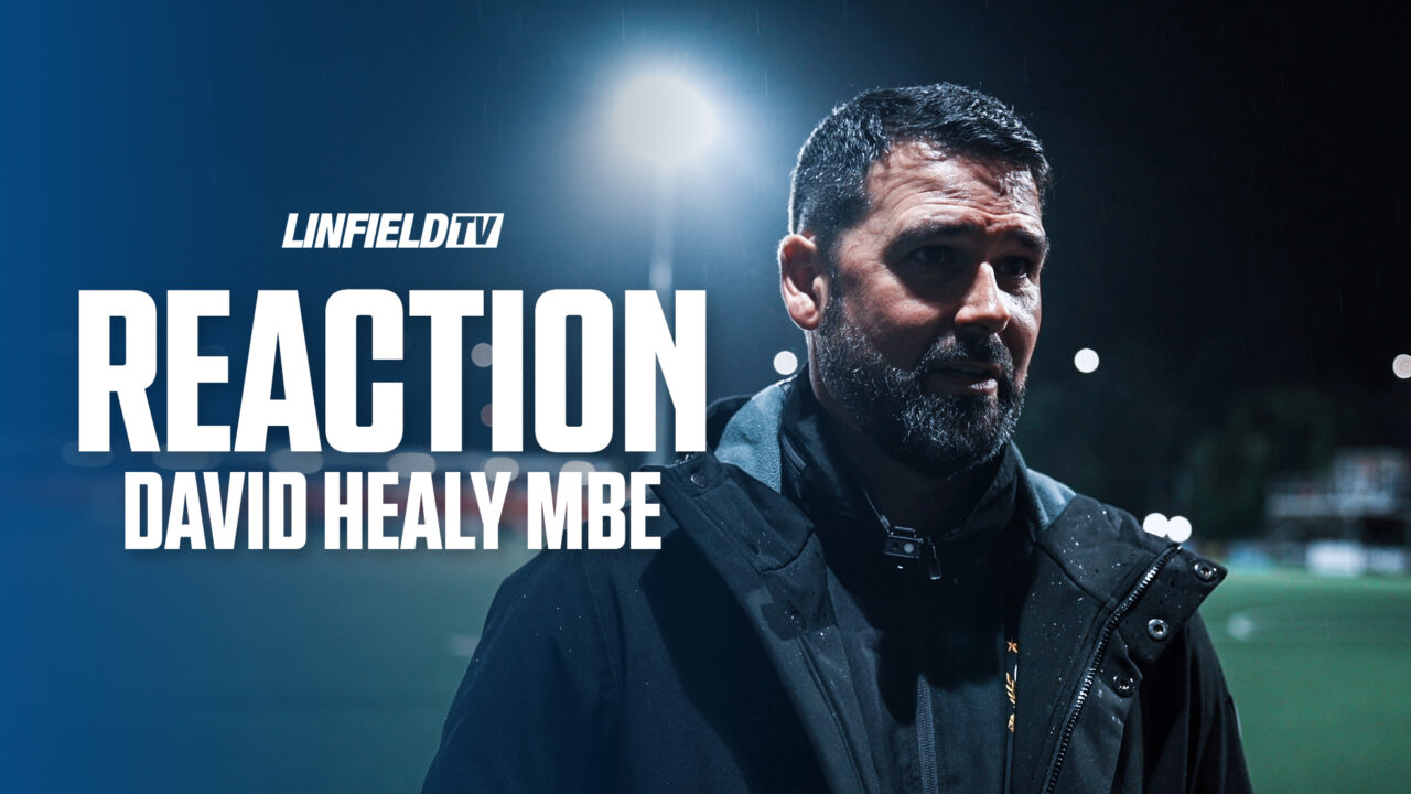 David Healy’s Reaction v Larne 05/12/25