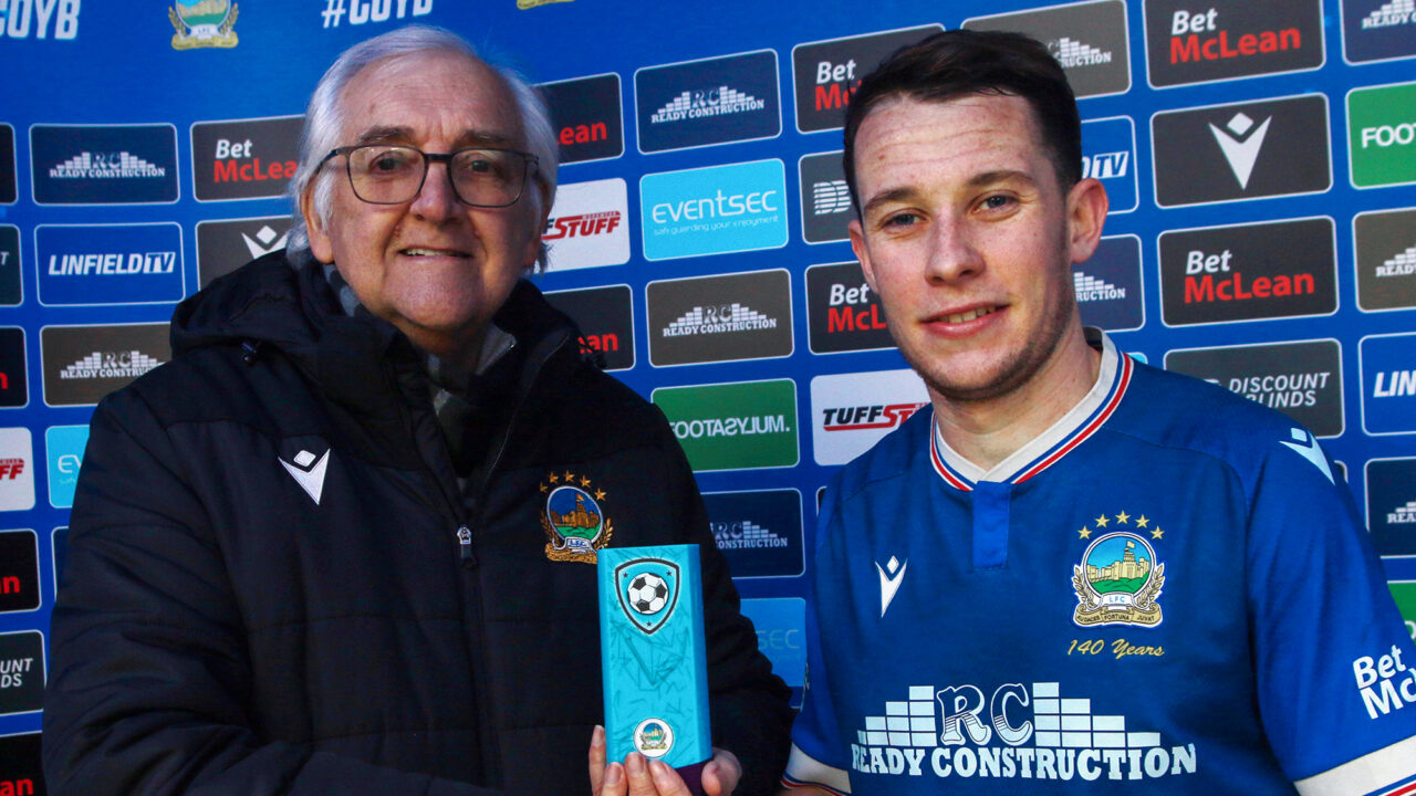 Kyle McClean Collects Man of the Match Award