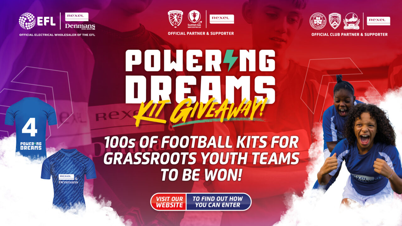 Rexel and Denmans Power Dreams for the Next Generation of Football Stars by Backing Grassroots Football Across the UK