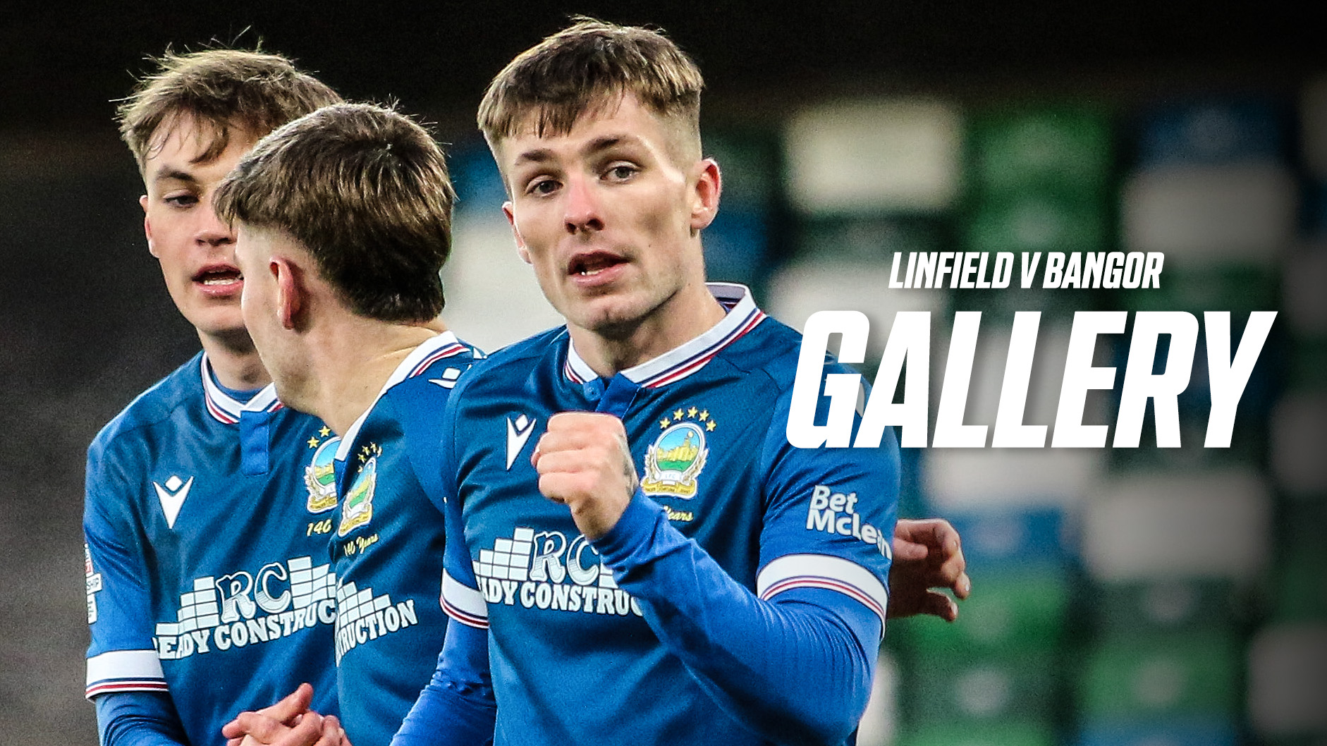 Match Photos from Linfield v Bangor 03/01/26