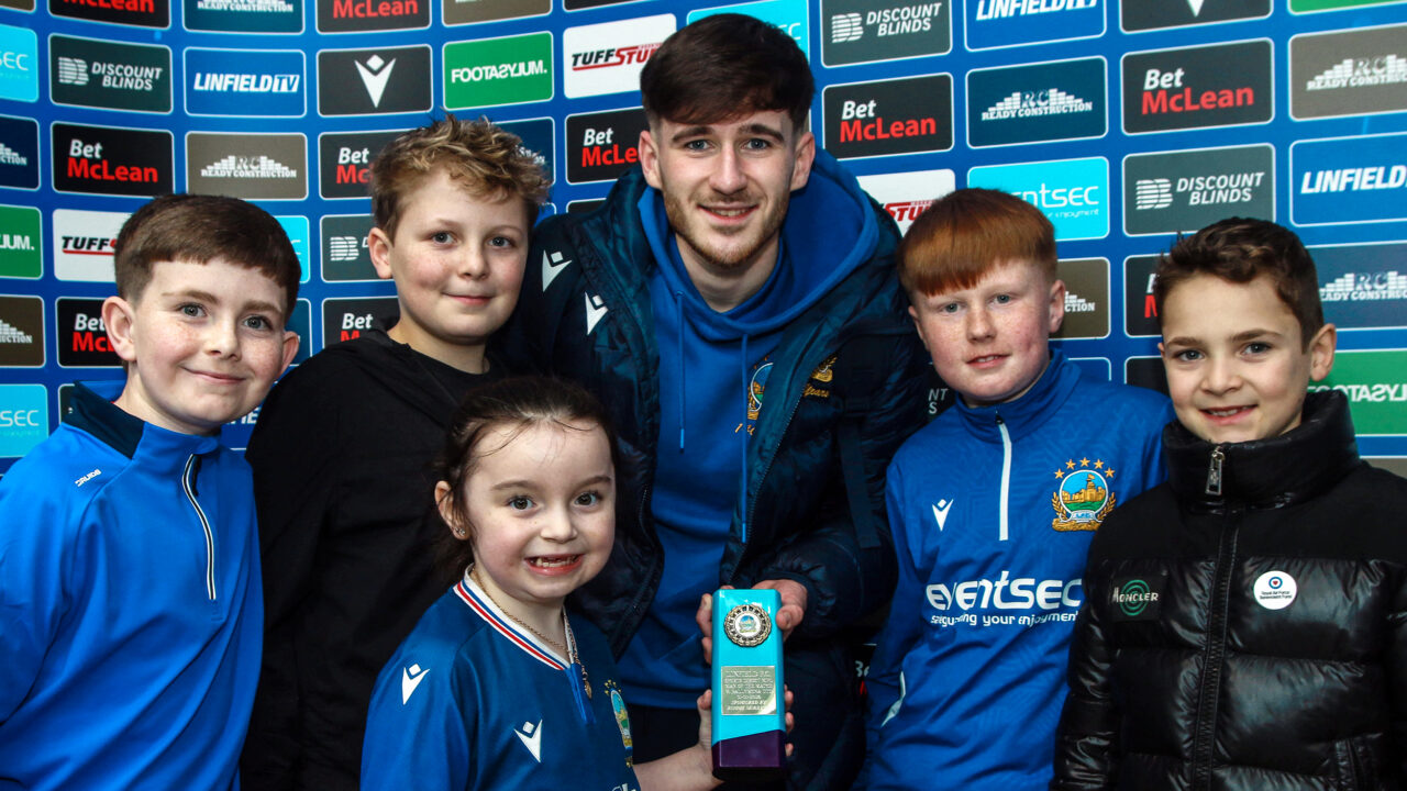 Josh Archer Presented Man of the Match Sponsored by Ronnie Morrison