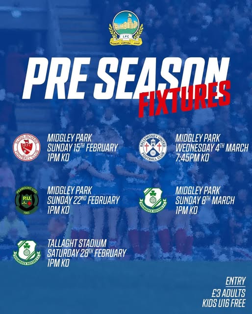 LINFIELD WOMEN FRIENDLIES COMMENCE ON SUNDAY