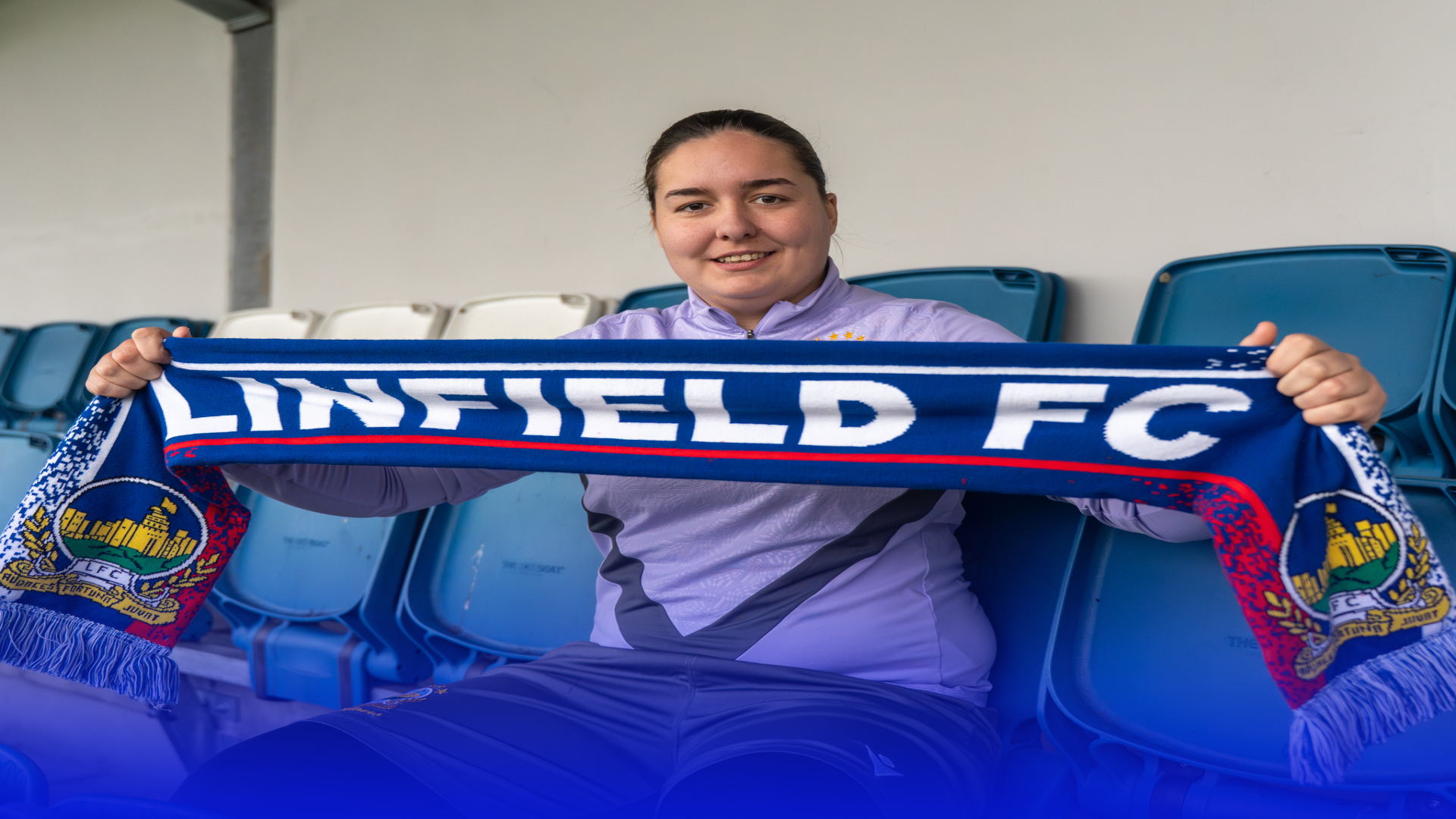 Lilie Woods signs for Linfield FC Women