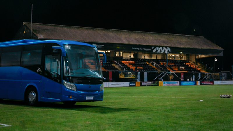Supports Club Bus Times for Carrick Rangers Away