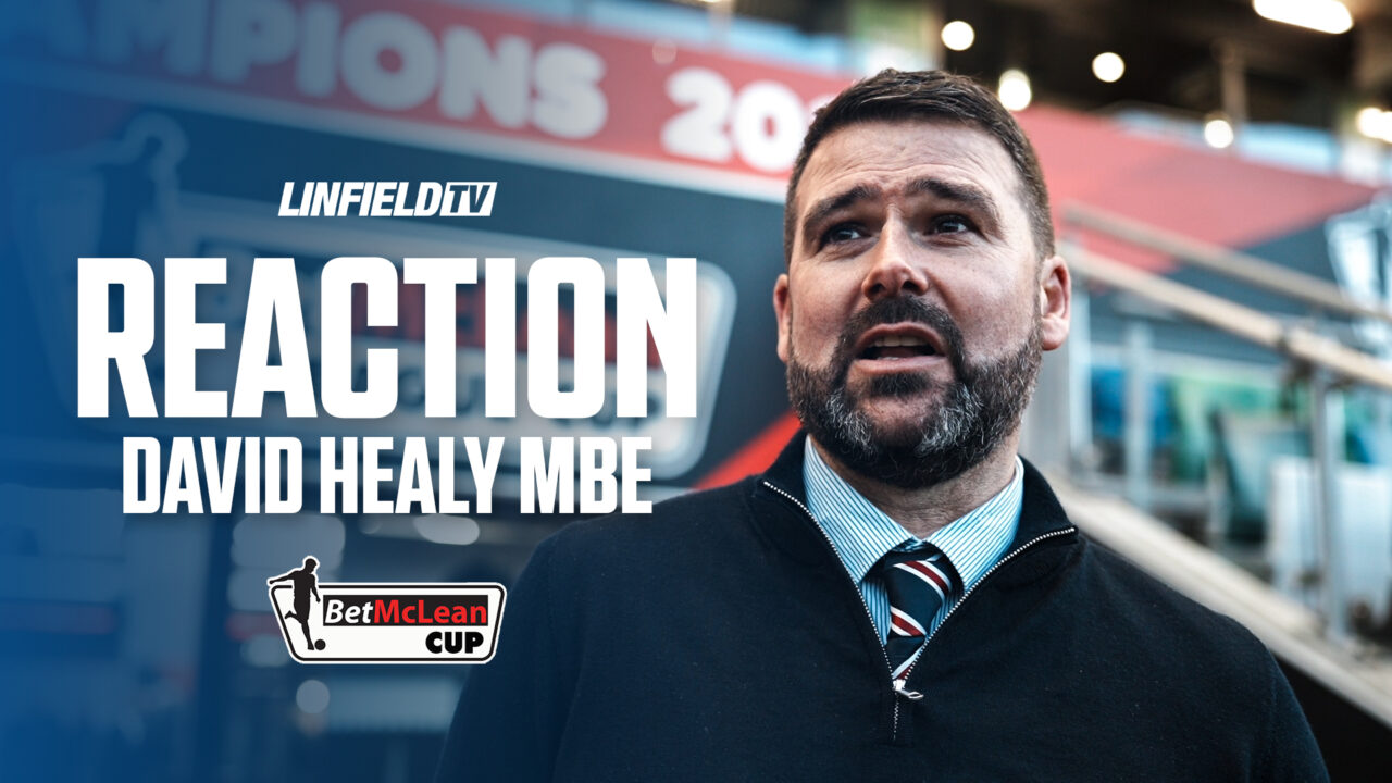 David Healy Reacts to Winning His 4th League Cup