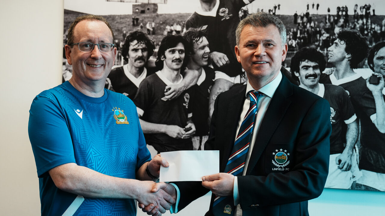 Supporters Help Raise £600 for Linfield Graves Project Through Retro Shirt Initiative