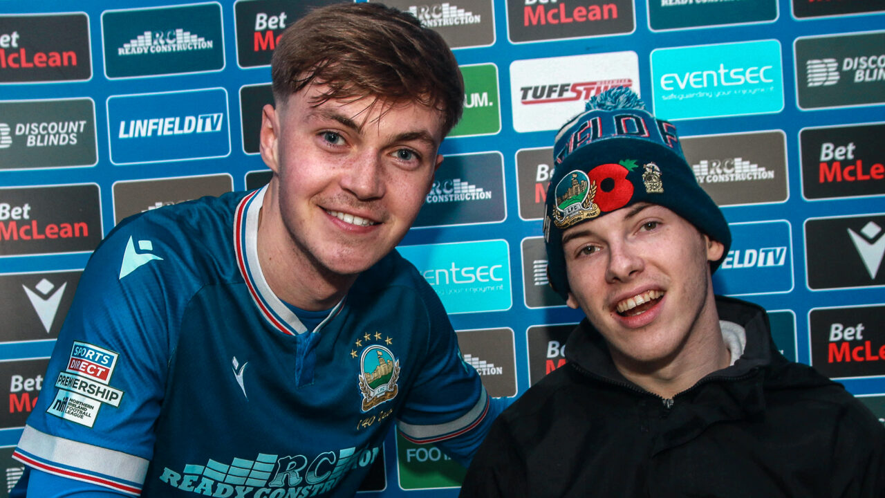 Sean Brown Named Man of the Match Sponsored by Ronnie Morrison