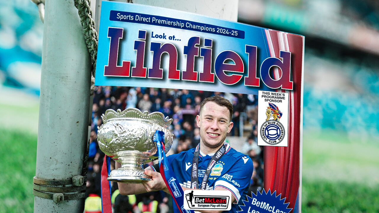 Match Programme for Dungannon Playoff
