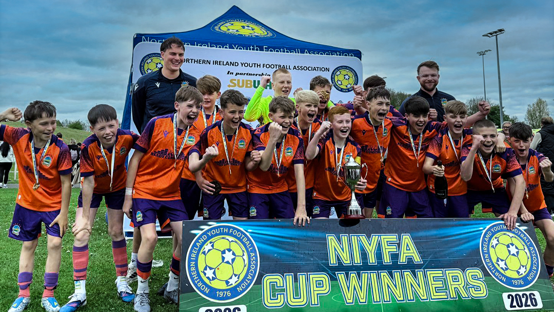 Linfield U13s Retain NIYFA Cup in Dominant Display